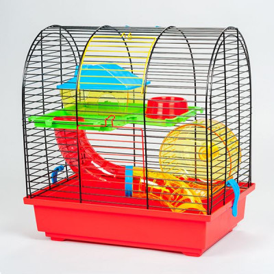 GRIM II - cuşcă pentru hamster cu tunel foto