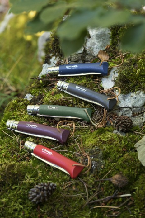 Cutit de buzunar N&deg;08, inox, 8,5cm, &quot;Colorama&quot;, Kaki - Opinel