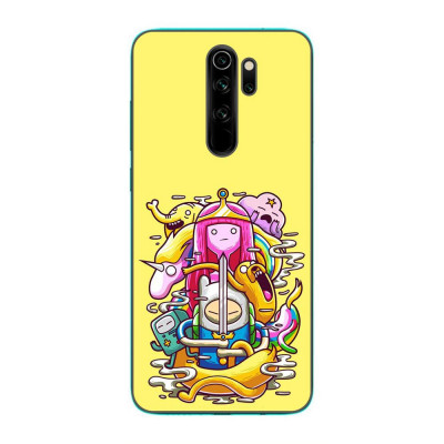 Husa compatibila cu Xiaomi Redmi Note 8 Pro Silicon Gel Tpu Model Adventure Time Poster foto