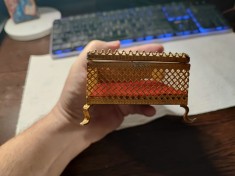 Caseta vintage bijuterii Franta foto