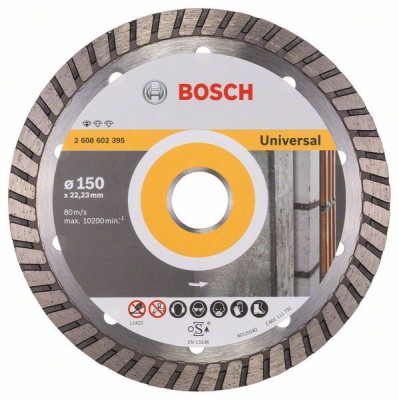 Bosch Disc diamantat Standard for Universal Turbo 150x22.23x2.5x10mm ProAdvanced PowerfulTools foto