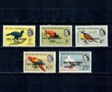 British Honduras 1964 - Păsări, supratipar Self Government, serie neuzata