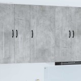 vidaXL Dulap de bucătărie Gri din beton 50 x 31 x 100 cm Lemn compozit 884777