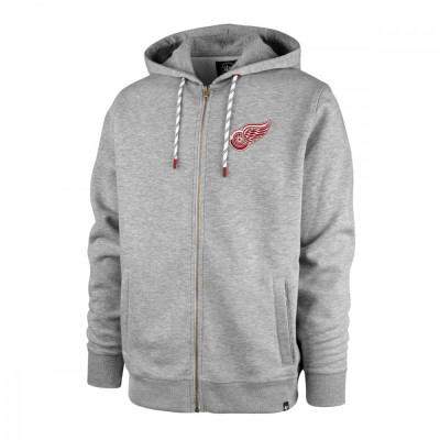 Detroit Red Wings hanorac de bărbați cu glugă back check 47 morris full zip hood - S foto