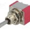 Intrerupator basculant, 3 pozitii, mod comutare (ON)-OFF-(ON), DP3T, IC SWITCHES - IC2401T1B1M1QE
