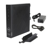 Dell OptiPlex 3000 cu procesor Pentium N6005 de 2 GHz, 8 GB RAM (PC4), 32 GB EMMC, WiFi, suport și adaptor de curent alternativ