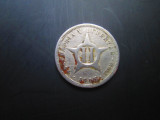 Cuba _ 2 centavos _ 1915 _ moneda rara, America Centrala si de Sud, Cupru-Nichel