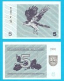 Lituania (pick 34) 5 Talonas 1991 UNC; Osprey
