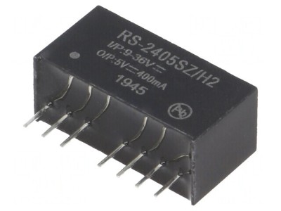 Convertor DC/DC 2W 9-36V la 5V 400mA SIP8 foto