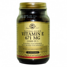 VITAMIN E 1000 IU softgels 50cps SOLGAR