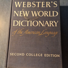 Webster ' s new world dictionary of the american language David B. Guralnik