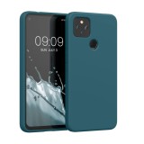 Husa din silicon Kwmobile pentru Google Pixel 4a 5G, albastru mat - RESIGILAT