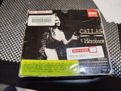 CD 5xCD MARIA Callas &amp;ndash; 5 H&amp;eacute;ro&amp;iuml;nes (VG+) foto