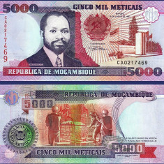 Mozambic 1991 - 5000 meticais UNC