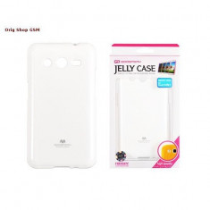 Husa mercury jelly samsung g357fz galaxy ace4 alb blister foto