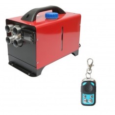 Sirocou, incalzitor stationar portabil 12-24/220V, 5KW, display LCD, cu telecomanda si bujie Kyocera Breckner Germany