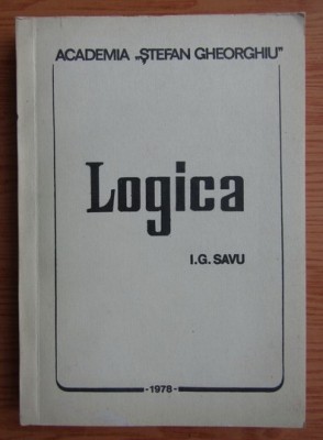 I. G. Savu - Logica foto