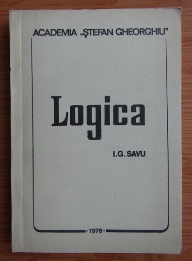 I. G. Savu - Logica