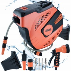 Furtun de gradina 20m, cu tambur + accesorii SN2020 foto