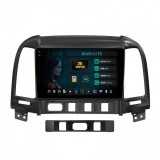 Navigatie 2K Hyundai Santa Fe (2006-2012) 8GB RAM Android 13 Octacore Slot Sim 4G DSP GPS Wi-FI Carplay Android Auto USB Bluetooth Waze Touchscreen 9.