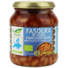 Fasole in Sos de Rosii Ecologica/Bio 360g