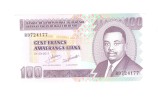 Bancnota Burundi 100 francs/franci 2011, UNC