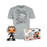 Boxed Pop! Star Wars Ahsoka Tano Glows In The Dark &amp; T Shirt S