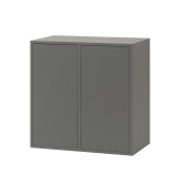 Boxie 2 ajt&oacute;s fali szekr&eacute;ny 80x80x37 cm antracit