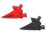 Bornă crocodil 30A 1,5kVDC, negru şi roşu, nichelat - FLUKE