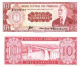 Paraguay 10 Guaranies 1952 P-196 UNC