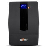 Cumpara ieftin UPS nJoy Horus Plus 2000, 2000VA/1200W, Afisaj LCD cu ecran