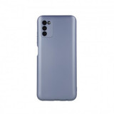 Husa Capac Silicon Metalizat, Samsung S908 Galaxy S22 Ultra 5G, Albastru, Bulk