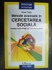 Metode avansate in cercetarea sociala- Irina Culic