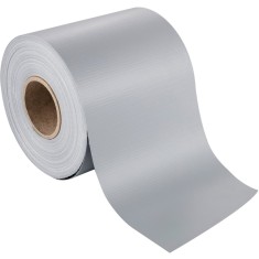 Banda protectie gard 19 cm x 50 m - PVC gri