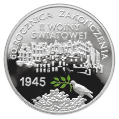 Polonia 10 zloti 2005 End 2nd World War PROOF 14,14 g Argint .925