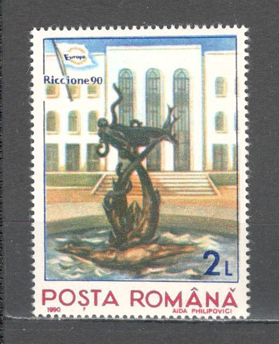 Romania.1990 Targul filatelic RICCIONE ZR.849