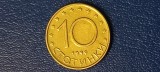Moneda Bulgaria 10 stotinki 1999