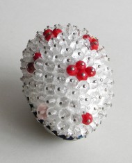 Ou confectionat artizanal in stilul Faberge, artizanat mestesugaresc anii 80 foto