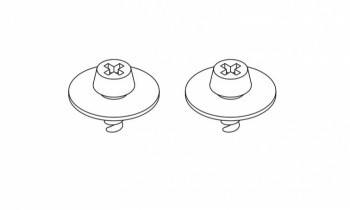 Sistem de fixare covorase VW (rotund - surub) Bej foto