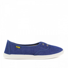 Slip-on SARAH Denim, Albastru Electric