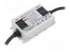 Alimentator pulsatoriu LED MEAN WELL 25W 22-54VDC 0,25-1,05A 90-305VAC