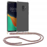 Husa pentru Samsung Galaxy S9, Silicon, Transparent, 47233.32, Textil, Carcasa, Kwmobile