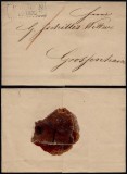 Germany - Postal History Rare Stampless Cover Dresden Grossenheim DB.321