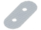 Suport termoconductor din silicon pentru cuart, 0,23mm, 5kV