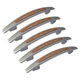 Cumpara ieftin Set 5 Manere din plastic, 2108-03, lungime 148 mm, distanta gauri 96 mm, fag