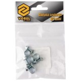 Vorel 73781 - Coliere metalice pentru tevi 10 mm 12 mm - inch