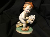 Vintage / Colectie - Bibelou copil model deosebit cu marcaj Hertwig anii 40-50 !