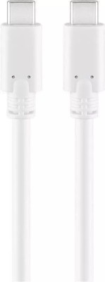 Cablu USB Type C Generatia 1 tata-tata 1m alb GOOBAY foto