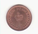 Marea britanie &frac12; New Penny 1976 - Elizabeth II 2nd portrait
