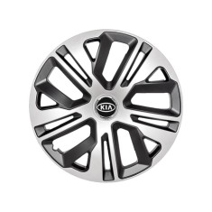 Set 4 Capace Roti 16 inchi (R16) Raven Gri-Negru, Compatibile Cu Kia
